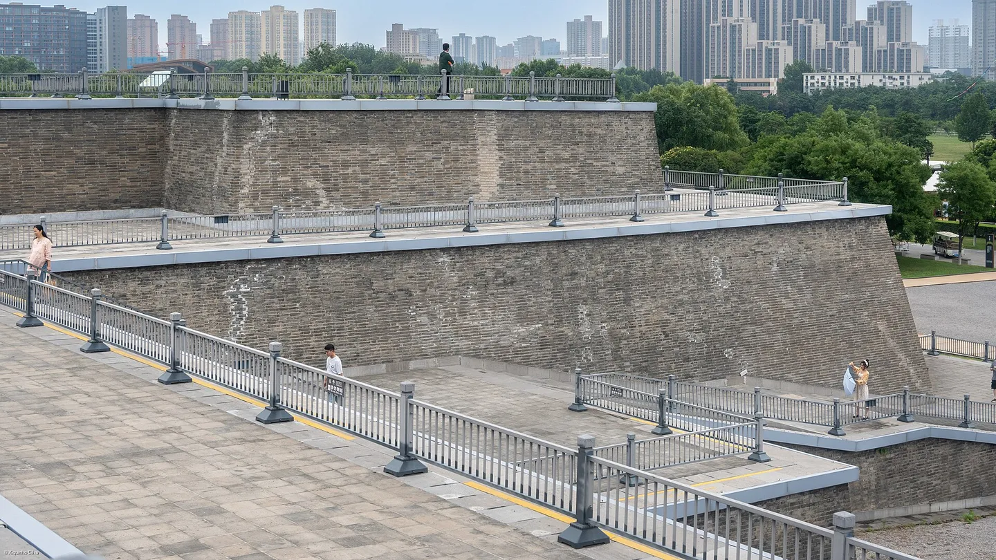 Hanyuan Hall reconstruction in Daming Palace Heritage Park